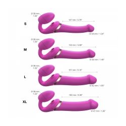 Vibromasseur Strap-on-me 6017425 Rose