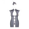Costume Érotique Obsessive Stewardess Gris