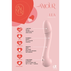 Vibromasseur classique Dream Toys Amour Flexible Rose
