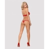 Ensemble de Lingerie Obsessive 838-SET-3 Rouge L/XL