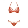 Ensemble de Lingerie Obsessive 838-SET-3 Rouge L/XL