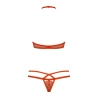 Ensemble de Lingerie Obsessive 838-SET-3 Rouge L/XL