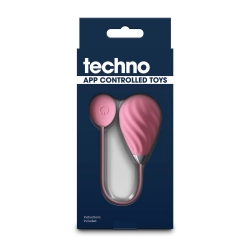 Œufs vibromasseur NS Novelties Techno Kandi Rose