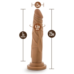Gode réaliste Blush Dr Skin PVC Ø 3,1 cm (17,7 cm) (19 cm)