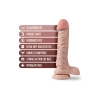 Gode réaliste Blush Dr Skin TPE Ø 4 cm (17,7 cm)
