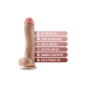 Gode réaliste Blush Dr Skin PVC Ø 6,3 cm (22,8 cm)