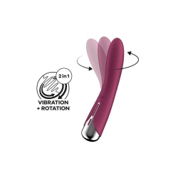 Vibromasseur Satisfyer Spinning Vibe Rouge