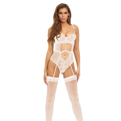 Body Bombshell Boudoir Blanc L
