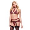Costume Érotique Teacher’s Pet School Girl Rouge S/M