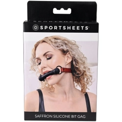 Bâillon Sportsheets Bit Noir/Rouge