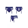 Harnais lingerie Diva (bleu) - Strap On Me