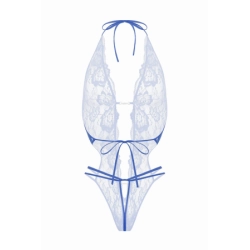 Body string ouvert Renee bleu - Christine