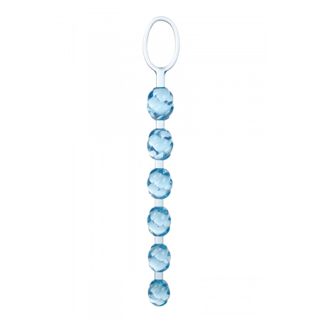 Perles anales CalExotics Swirl bleu