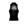 Top zippé Glam F324 vinyle et wetlook
