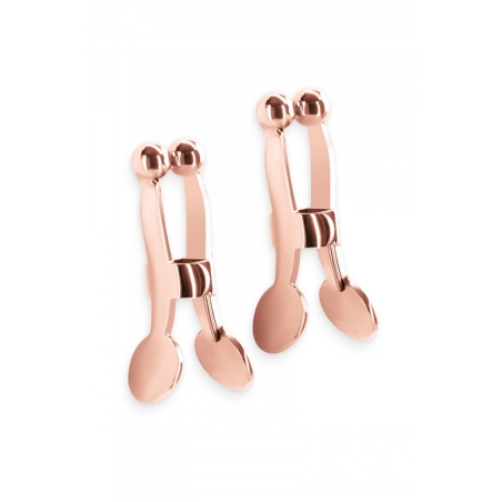 Pinces à tétons Bound rose gold