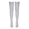 Bas autofixants blanc - Cotelli Legwear