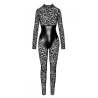 Combinaison corset Enigma F299 dentelle et wetlook