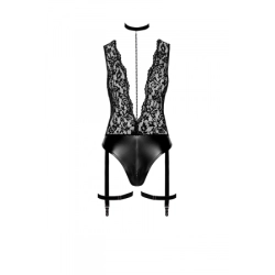 Body jarretelles Libido F297 wetlook et dentelle