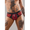 Shorty à zip en tulle zébré - Regnes