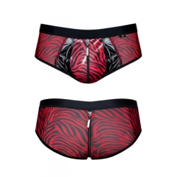 Shorty à zip en tulle zébré - Regnes