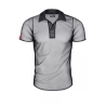 Polo en maille noire transparente - Regnes