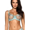 Soutien-gorge dentelle bleu V-10131 - Axami