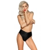 Culotte tanga zippée snake wetlook F276