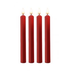 4 bougies SM rouges Large - Ouch!