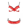 Ensemble lingerie seins nus Cherry - Passion