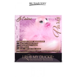 Mini canard vibrant Duckie Paris - rose