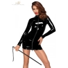 Robe manches longues vinyle F187