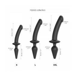 Gode Strap-on-me Noir