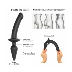 Gode Strap-on-me Noir