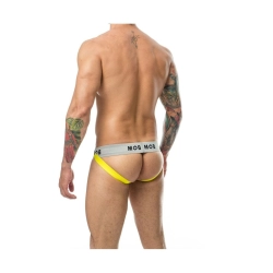 Tanga Mob Eroticwear Jaune Noir XL